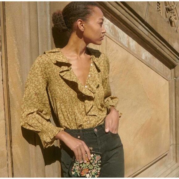 Doen XXL hardy top in gold winter meadow - Picture 5 of 6